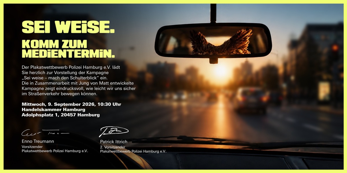 "Schulterblick für mehr Sicherheit: Neue Verkehrssicherheitskampagne in Hamburg vorgestellt"